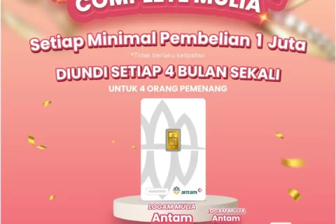 Raih Kesempatan Memenangkan Logam Mulia Antam dengan Promo Undian Toko Mas Complete Mulia!