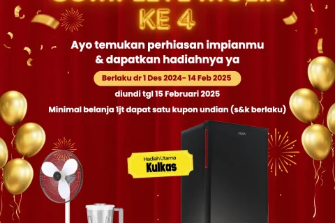 Menangkan Hadiah Kulkas di Gebyar Ulang Tahun Complete Mulia!